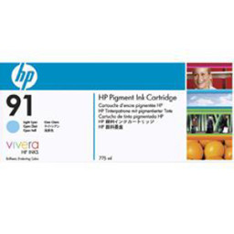 Картридж HP 91 (cyan) 775мл