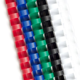 Пружины ProfiOffice пластиковые, диаметр 19мм, зеленые, 100шт