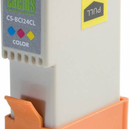 Картридж струйный Cactus CS-BCI24CL многоцветный (12.6мл) для Canon S200/S200x/S300/S330/S330/Photo i250/i320/i350/i450/i455/i470D/i475D/SmartBase MPC190/200 Photo/MP360/370/390/Pixma MP110/130/iP1000/iP1500/iP2000