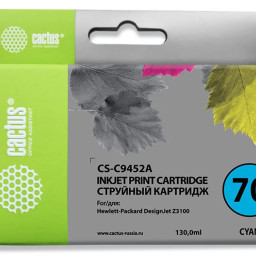 Картридж струйный Cactus №727 CS-B3P23A фото черный (130 мл) для HP DJ T920/T1500