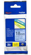 Brother синяя плёнка для наклеек с черным шрифтом, 18 мм x 8 м