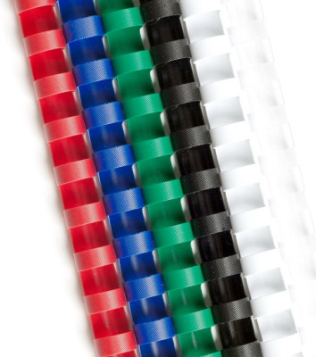 Пружины ProfiOffice пластиковые, диаметр 22мм, зеленые, 50шт