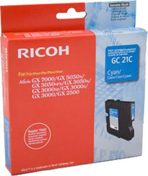 Картридж Ricoh Printer Cartridge Type GC21C (cyan), 1000 стр.