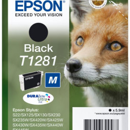 Картридж Epson T1281 (black) 5,9 мл