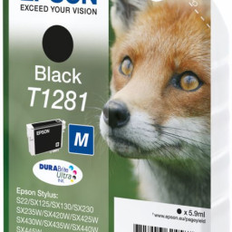 Картридж Epson T1281 (black) 5,9 мл
