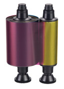 Лента для полноцветной печати YMCKO+K, 200 карт