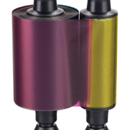 Лента для полноцветной печати YMCKO+K, 200 карт