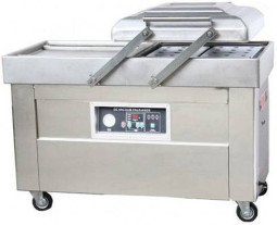Напольная двухкамерная вакуум-упаковочная машина HUALIAN DZQ-500/2SB SS