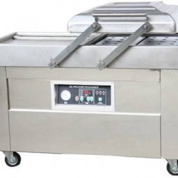 Напольная двухкамерная вакуум-упаковочная машина HUALIAN DZQ-500/2SB SS