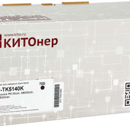 Тонер-картридж КИТОнер KIT-TK5140K (black), 7000 стр. (PP101007)