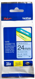 Brother синяя плёнка для наклеек с черным шрифтом, 24 мм x 8 м