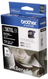 Картридж Brother LC-567XL-BK (black), 1200 стр.