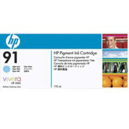 Картридж HP 91 (light cyan) 775мл