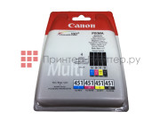 Картридж Canon CLI-451 набор (C,M,Y,K), 4шт.