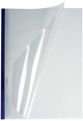 Обложки OPUS C-Bind easyCover, A4, 7 мм, мягкие, прозрачные, синие, 40 шт.