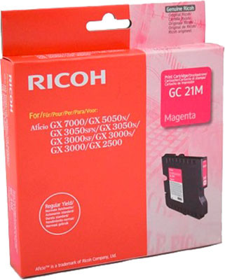 Картридж Ricoh Printer Cartridge Type GC21M (magenta), 1000 стр.