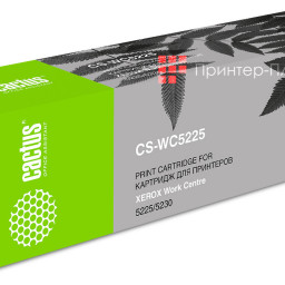 Картридж лазерный Cactus CS-WC5225 106R01305 черный (30000 стр.) для Xerox WorkCentre 5225/5230