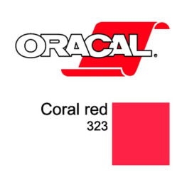 Пленка Oracal 8500 F323 (красный), 80мкм, 1000мм x 50м (4011363294889)