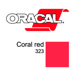 Пленка Oracal 8500 F323 (красный), 80мкм, 1000мм x 50м (4011363294889)