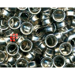 Люверсы, 4 мм, серебряные, 1000 шт.