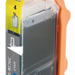 Картридж струйный Cactus CS-BCI6C голубой (12мл) для Canon S800/ S820/ S900/ S9000, i550/ i560/ i860/ i865/ i905D/ i950S/ i960x/ i965/ i990/ i9100/ i9950, JX500, MP750/ MP760, iP600D/ iP3000/ iP600D/ iP8500, BJC-8200 Photo