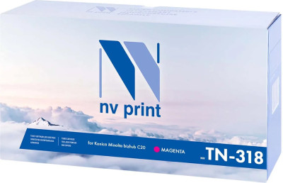 Тонер-картридж NVP совместимый NV-TN-318 Magenta для Konica-Minolta bizhub: C20/ C20P (80 (PP051272)