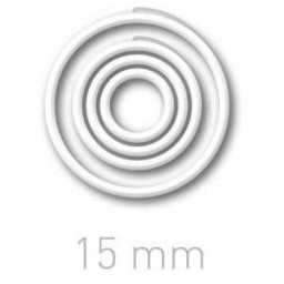 Кольца для переплета OPUS O.easyRing, 15 мм, белые, 300 шт.