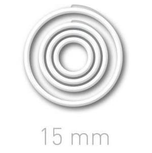 Кольца для переплета OPUS O.easyRing, 15 мм, белые, 300 шт.