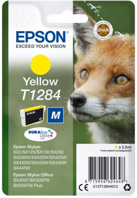 Картридж Epson T1284 (yellow) 3,5 мл