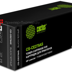 Картридж лазерный Cactus CS-CE278AS черный (2100 стр.) для HP LJ P1566/P1606w