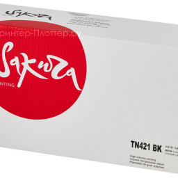 Тонер-картридж SAKURA TN421BK для Brother HL-8260DCW, DCP-8410, MFC-8690 (black), 3000 ст (PP051809)