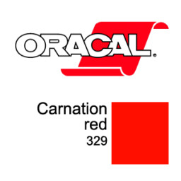 Пленка Oracal 8500 F329 (красный), 80мкм, 1260мм x 50м