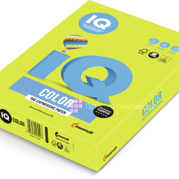 Бумага Mondi IQ Color Neon NEOGN, матовая, A3 (297 x 420 мм), 80 г/кв.м, зеленая неоновая (500 листов)