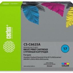 Картридж Cactus Cartridge CS-C6625A для HP DeskJet (color), 39 мл