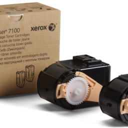 Тонер-картридж Xerox Toner Cartridge Phaser 7100 (yellow) набор, 9000 стр. (PP012104)
