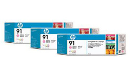 Картридж HP 91 комплект (light magenta) 3шт x 775мл