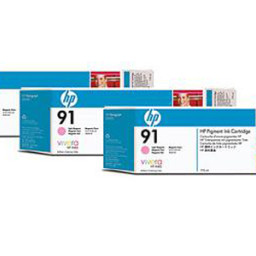 Картридж HP 91 комплект (light magenta) 3шт x 775мл