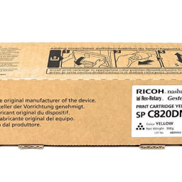 Тонер-картридж Ricoh Toner Cartridge SPC820DNHE (yellow), 15000 стр. (PP017976)