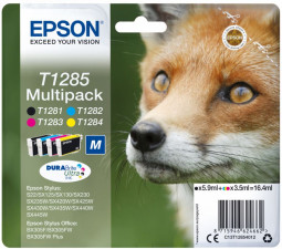 Картридж Epson T1285 комлект (C,M,Y,K) 4шт. 16,4 мл