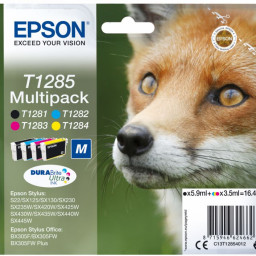 Картридж Epson T1285 комлект (C,M,Y,K) 4шт. 16,4 мл