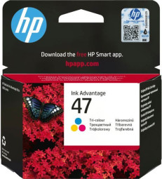 Картридж HP 47 Original Ink Cartridge (cyan/magenta/yellow), 700 стр.