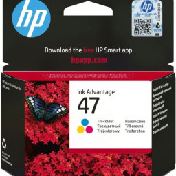 Картридж HP 47 Original Ink Cartridge (cyan/magenta/yellow), 700 стр.