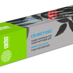 Картридж лазерный Cactus CS-WC7120C 006R01464 голубой (15000 стр.) для Xerox WC 7120/7125/7220/7225