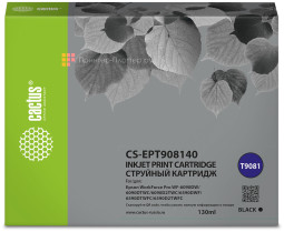 Картридж Cactus Cartridge CS-EPT908140 для Epson WorkForce Pro WF-6090DW, 6590DWF (black), 130 мл