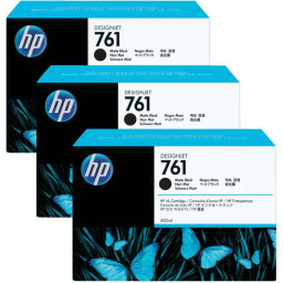Картридж HP 761 комплект (matte black) 3шт x 400мл