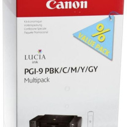 Картридж Canon PGI-9 PBK/C/M/Y/GY Multipack набор, 5 шт