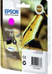 Картридж Epson DURABrite Ultra Ink 16 Singlepack (magenta) (C13T16234012, C13T16234010)