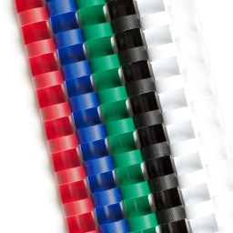 Пружины ProfiOffice пластиковые, диаметр 8мм, красные, 100шт