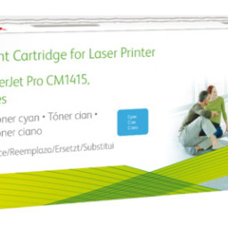 Тонер-картридж Xerox для HP Color LaserJet 1415, 1525 (CE321A) (cyan), 1400 стр. (PP017782)