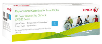 Тонер-картридж Xerox для HP Color LaserJet 1415, 1525 (CE321A) (cyan), 1400 стр. (PP017782)